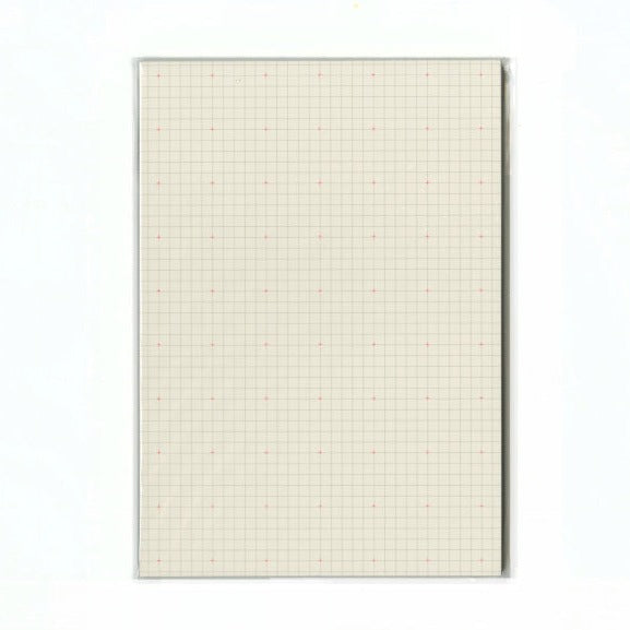 Paperways A5 Notepad Cross Grid White Background Photo