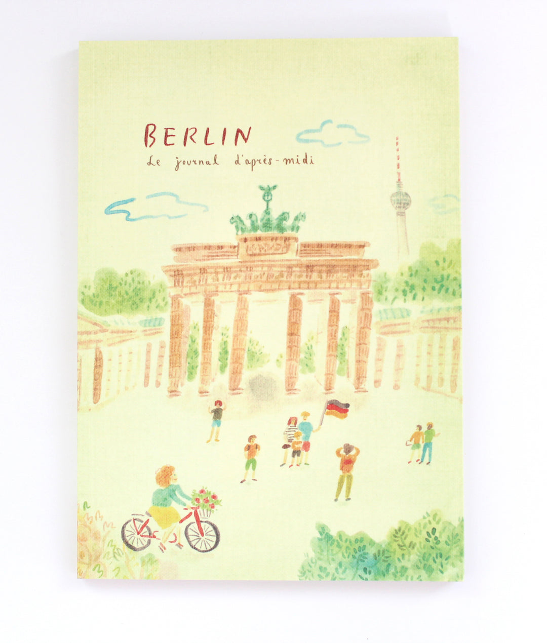 L'apres-Midi Travel Journal 96p. Germany Berlin White Background Photo