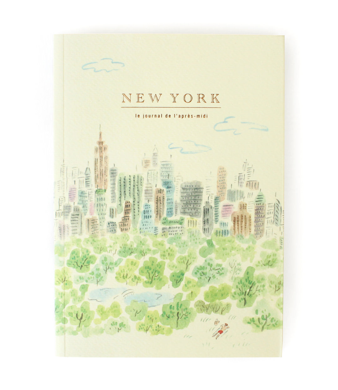 L'apres-Midi Travel Journal 128p. New York New York White Background Photo
