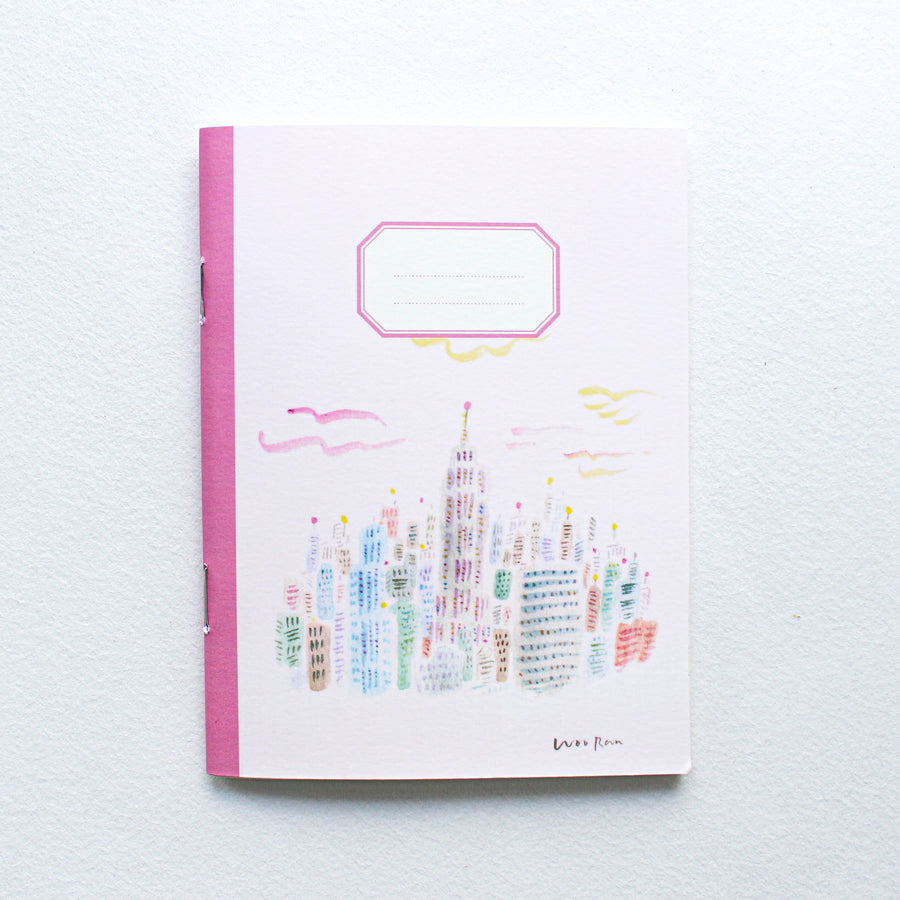 L'apres-Midi Pocket Notebook NYC Manhattan White Background Photo