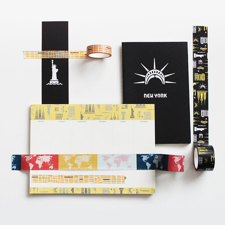 Paperways Masking Tape 1.2 in. New York Pattern Lifestyle Photo