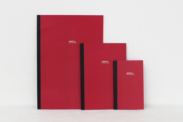 Paperways New Notebook Weekly Red Collection Photo