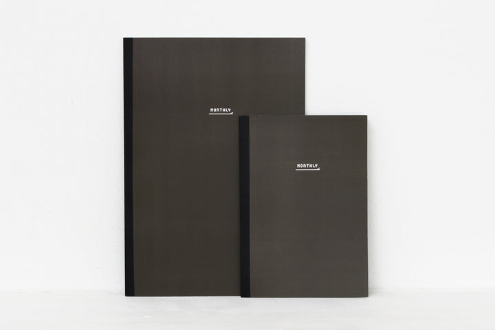 Paperways New Notebook Monthly Dark Brown Collection Photo