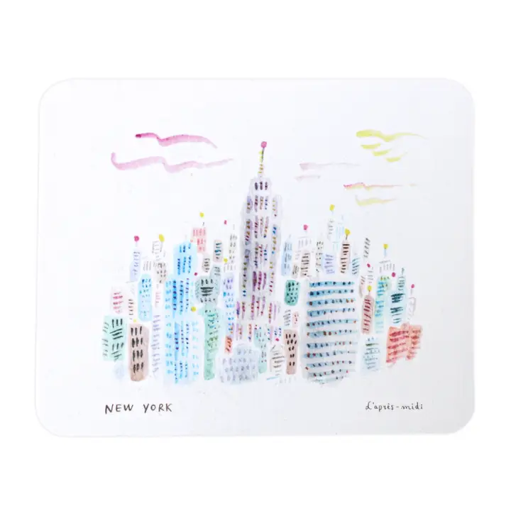 L'apres-Midi - Microfiber Mouse Pad - New York