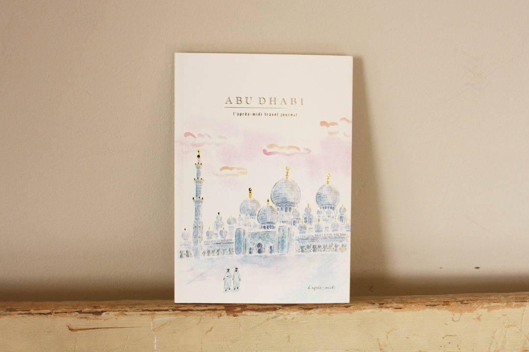 L'apres-Midi Travel Journal 128p. Arab Emirates Abu Dhabi Grand Mosque Lifestyle Photo