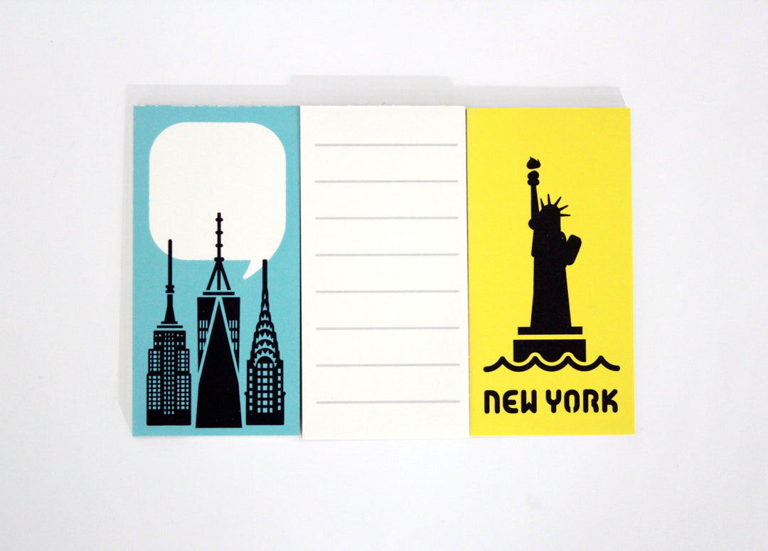 Paperways Gluememo Trio New York White Background Photo