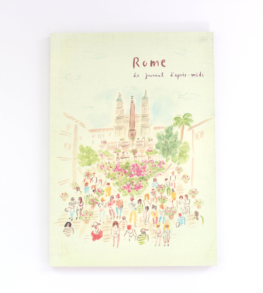 L'apres-Midi Travel Journal 98p. Italy Rome White Background Photo