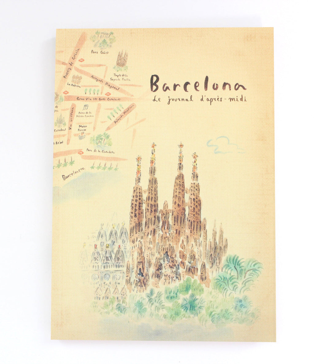 L'apres-Midi Travel Journal 96p. Others Barcelona White Background Photo