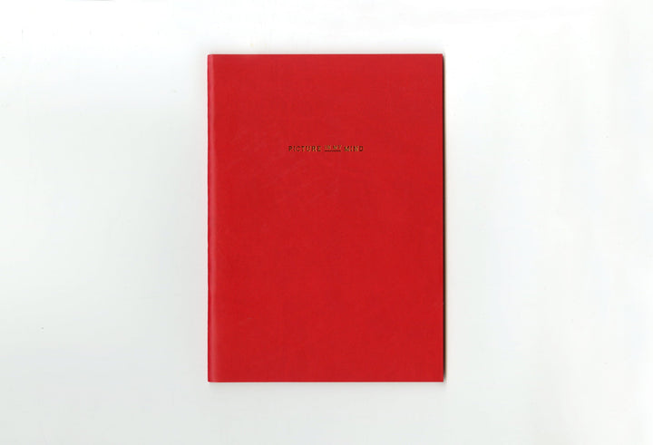 Paperways PIMM Notebook A5 Vivid Red White Background Photo