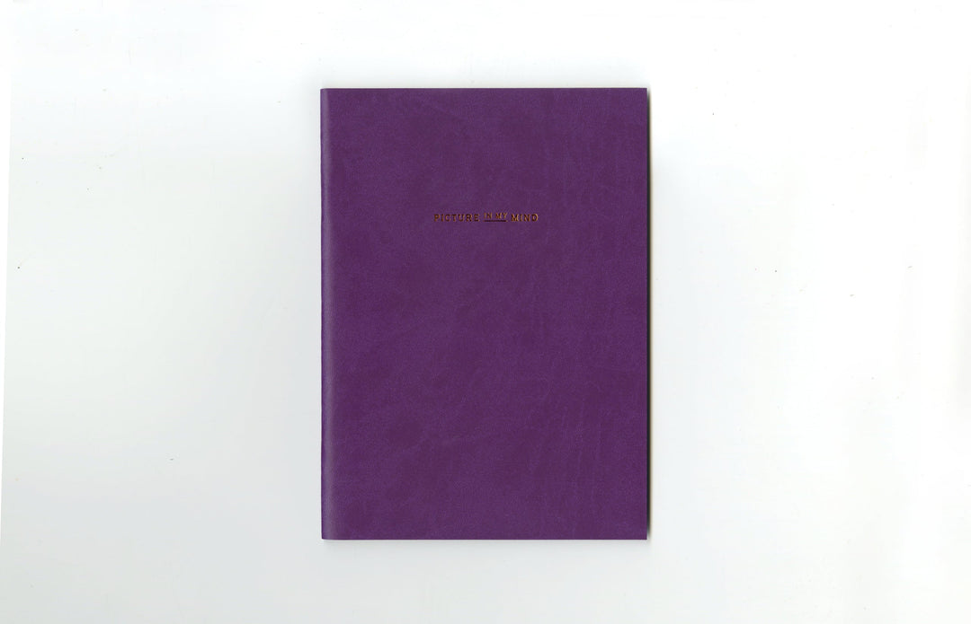 Paperways PIMM Notebook A5 Violet White Background Photo