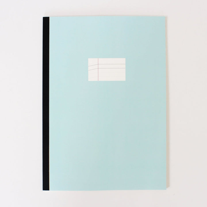 Paperways New Notebook L Edge Ruled Sky Blue White Background Photo