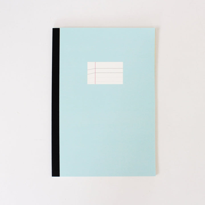 Paperways New Notebook M Edge Ruled Sky Blue White Background Photo