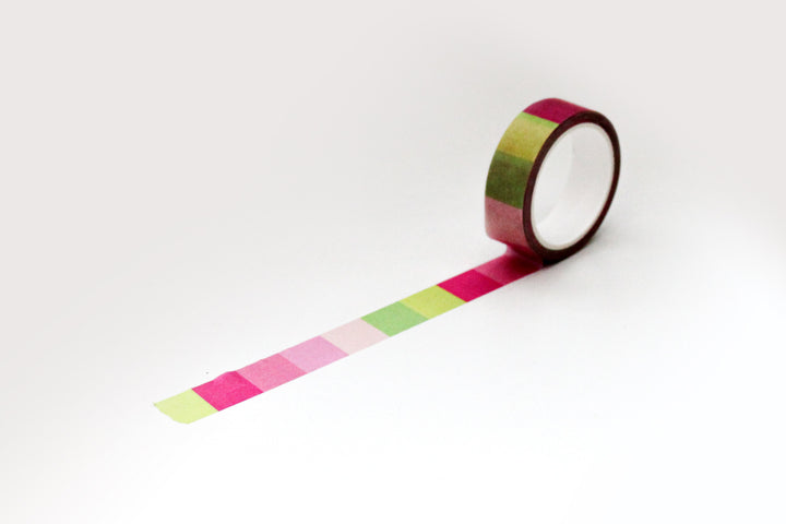 Paperways Palette Masking Tape 0.6 in. La Vie En Rose White Background Photo