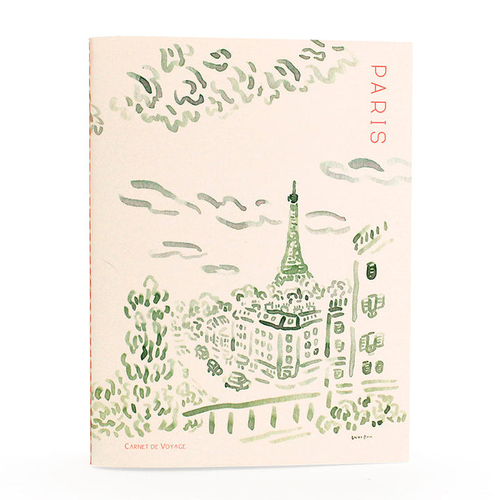 L'apres-Midi-Carnet de Voyage Paris Eiffel Tower Pink White Background Photo